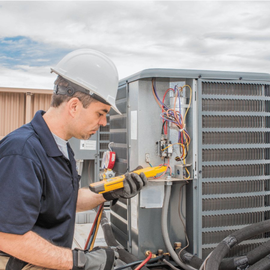 Stratford HVAC Pros HVAC technician servicing a system